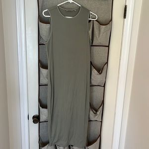 Athleta Olive Green Tank Dress